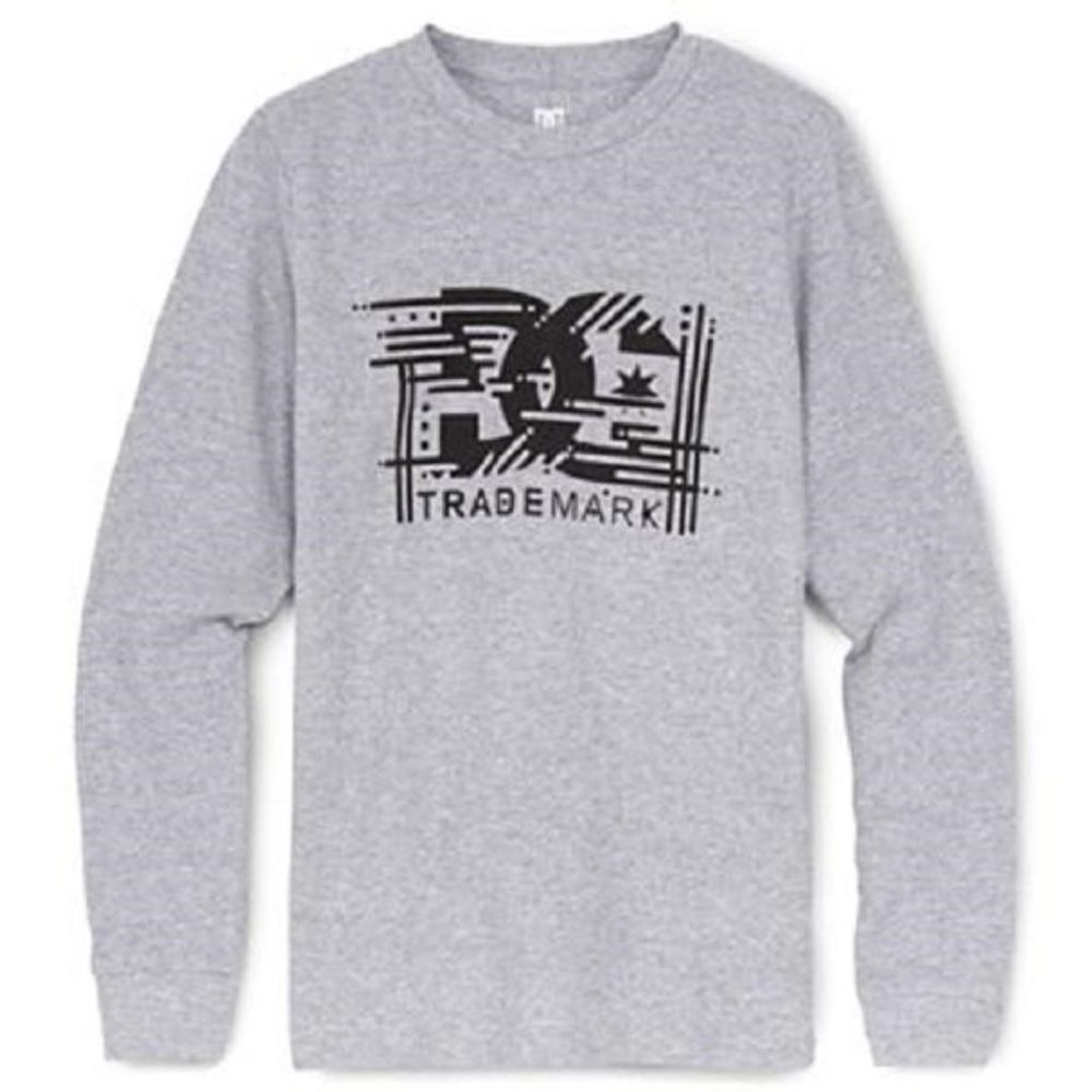 DC Trademark Grey Long Sleeve Shirt
